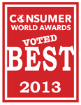Consumer World Award Winner 2013